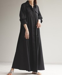 シャツワンピース Aライン ワンピース」に該当するファッション