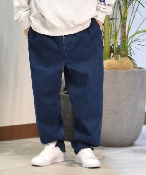 DC(ディーシー)の「DC/ディーシー デニムパンツ ルーズシルエット 無地 DPT244063(デニムパンツ・メンズ・インディゴブルー/ダークインディゴブルー/ライトインディゴブルー・M/L/XL)」の5枚目の写真