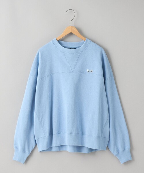 PENNEYS（ぺニーズ）の「PENNEYS（ぺニーズ）別注ガゼット裏毛クルーネックスウェット（スウェット・レディース・ライトグレー/ライトブルー/レッド/ダークグレー/ナチュラル・M/L）」の8枚目の写真