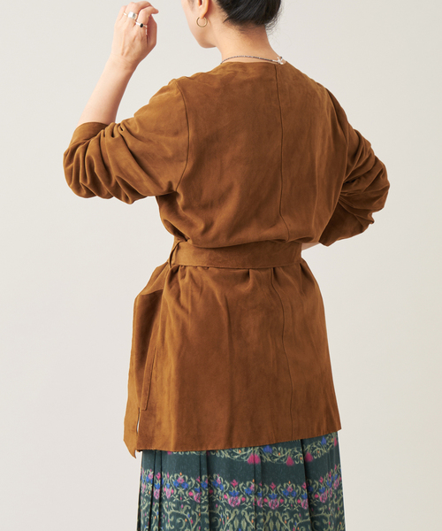 IENA LA BOUCLE ゴートスエードジャケット（その他アウター