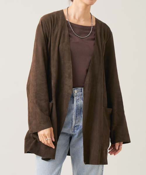 イエナラブークル　GOAT SUEDE ゴートスエードジャケット IENA LA BOUCLE ゴートスエードジャケット（その他アウター