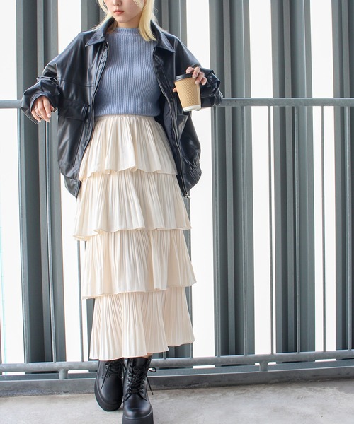 SpRay（スプレイ）の「フェイクレザーＺＩＰブルゾン（ブルゾン・レディース・ブラウン/ブラック・FREE）」の10枚目の写真