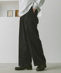 RAGEBLUE(CWu[)Center press corduroy semi-wide slacks/R[fC/Z^[vXZ~Chpc(XbNX)