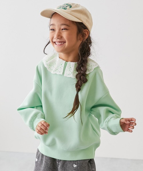 カラフルスウェット ふっくら裏起毛 無地トレーナー（スウェット