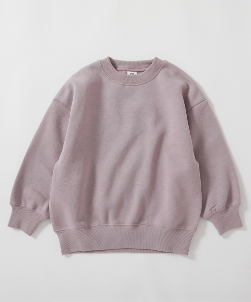 カラフルスウェット ふっくら裏起毛 無地トレーナー（スウェット