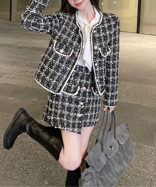 Twinkle;pm（トゥインクルピーエム）の「セットアップ ツイード