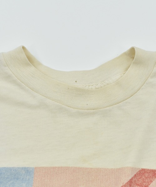 VINTAGE（ヴィンテージ）の「【ヴィンテージ古着】80’s アメリカ国旗 自由の女神 プリントTシャツ（Tシャツ/カットソー・メンズ・ベージュ・SMALL）」の6枚目の写真