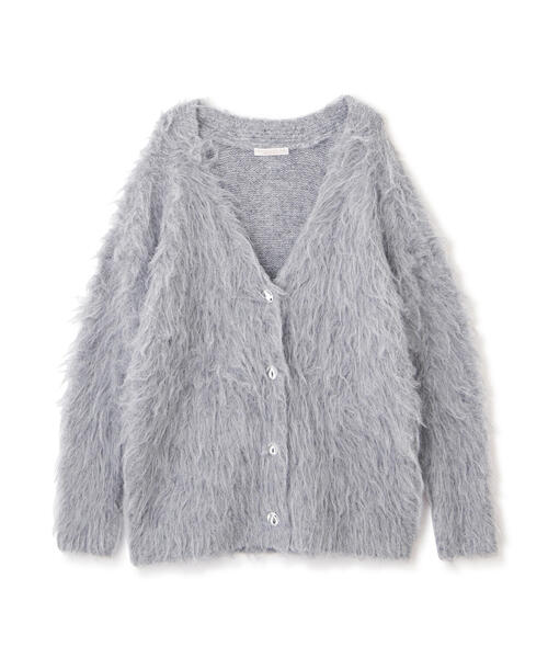 PROPORTION BODY DRESSING（プロポーションボディドレッシング）の「シャギーカーディガン / 1214274901（カーディガン/ボレロ・レディース・オフホワイト/ピンク/ダークグレー/グレー系その他・SMALL/MEDIUM）」の5枚目の写真