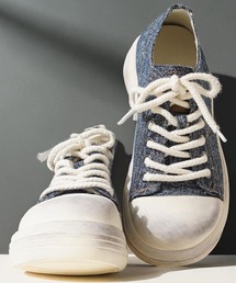 GLARE（グレア）の「【GLARE】厚底 ローカットスニーカー / Thick-soled, low-cut sneakers（スニーカー）」