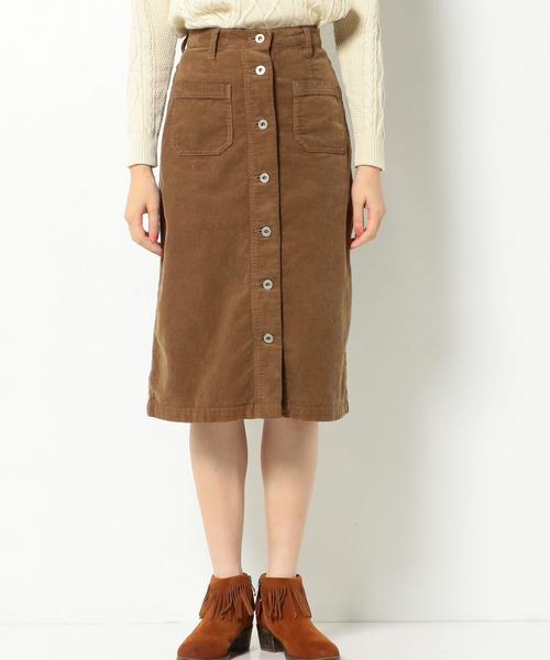 Another Edition(アナザーエディション)の「コーデュロイAラインスカート/AEFC CORD A LIN SK◆(スカート・レディース・ブラック/ブラウン・SMALL/MEDIUM)」の4枚目の写真