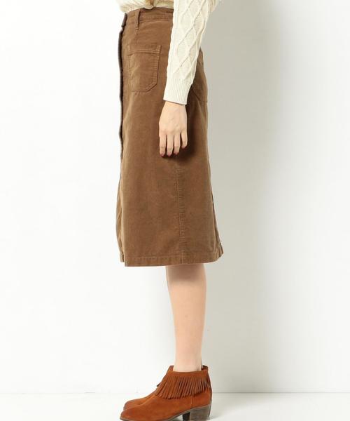Another Edition(アナザーエディション)の「コーデュロイAラインスカート/AEFC CORD A LIN SK◆(スカート・レディース・ブラック/ブラウン・SMALL/MEDIUM)」の5枚目の写真