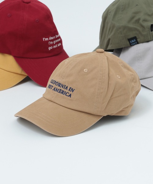 BAYFLOW（ベイフロー）の「LIKEYEETロゴツイルCAP（キャップ・メンズ・チャコール/イエロー/ブラウン/レッド/ライトグレー/カーキ/ベージュ・FREE）」の4枚目の写真