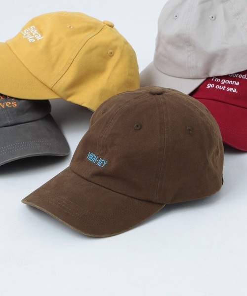 BAYFLOW（ベイフロー）の「LIKEYEETロゴツイルCAP（キャップ・メンズ・チャコール/イエロー/ブラウン/レッド/ライトグレー/カーキ/ベージュ・FREE）」の3枚目の写真