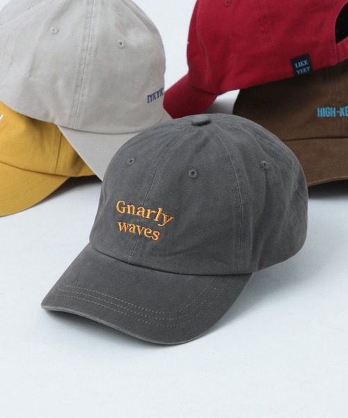 BAYFLOW（ベイフロー）の「LIKEYEETロゴツイルCAP（キャップ・メンズ・チャコール/イエロー/ブラウン/レッド/ライトグレー/カーキ/ベージュ・FREE）」の2枚目の写真