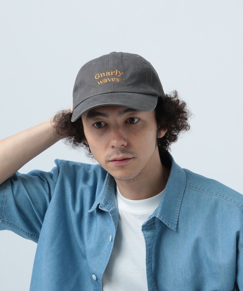 BAYFLOW（ベイフロー）の「LIKEYEETロゴツイルCAP（キャップ・メンズ・チャコール/イエロー/ブラウン/レッド/ライトグレー/カーキ/ベージュ・FREE）」の9枚目の写真