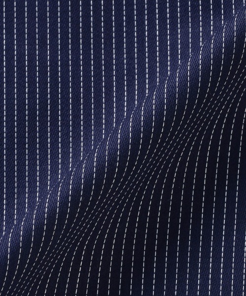 TOKYO SHIRTS（トウキョウシャツ）の「形態安定ノーアイロン スキッパー 長袖ビジネスワイシャツ（ビジネスシャツ・レディース・ネイビー・M/L/LL/XL/S）」の6枚目の写真