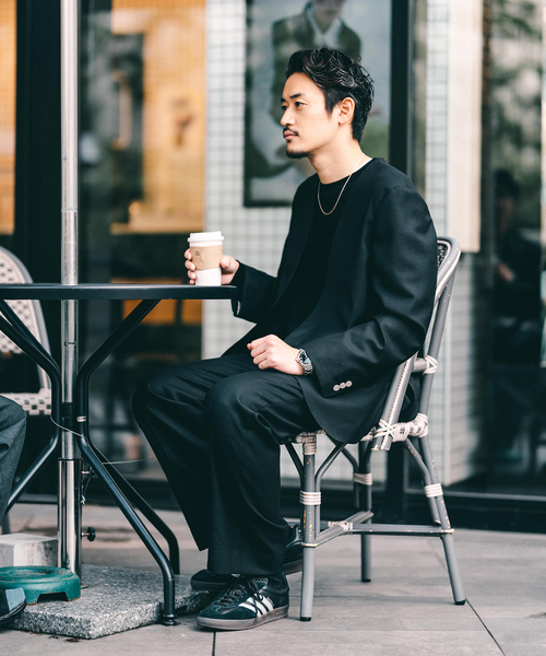 Couture d'adam（クチュールドアダム）の「COUTURE D’ADAM(クチュール ド アダム) Betty JK 24AW-014（ノーカラージャケット・メンズ・ブラック・42/40）」の4枚目の写真