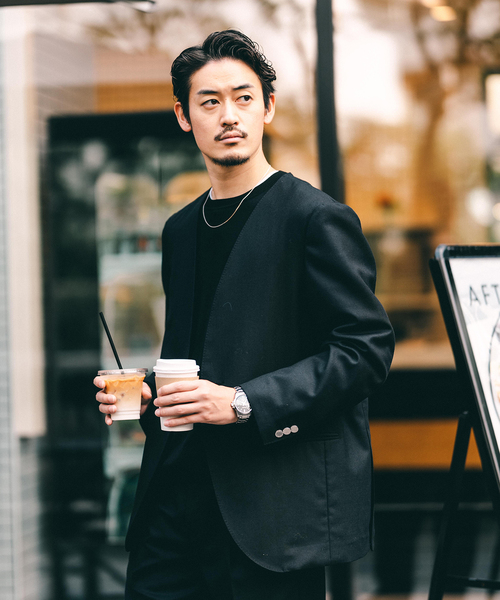 Couture d'adam（クチュールドアダム）の「COUTURE D’ADAM(クチュール ド アダム) Betty JK 24AW-014（ノーカラージャケット・メンズ・ブラック・42/40）」の5枚目の写真