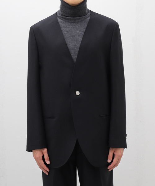 Couture d'adam（クチュールドアダム）の「COUTURE D’ADAM(クチュール ド アダム) Betty JK 24AW-014（ノーカラージャケット・メンズ・ブラック・42/40）」の13枚目の写真