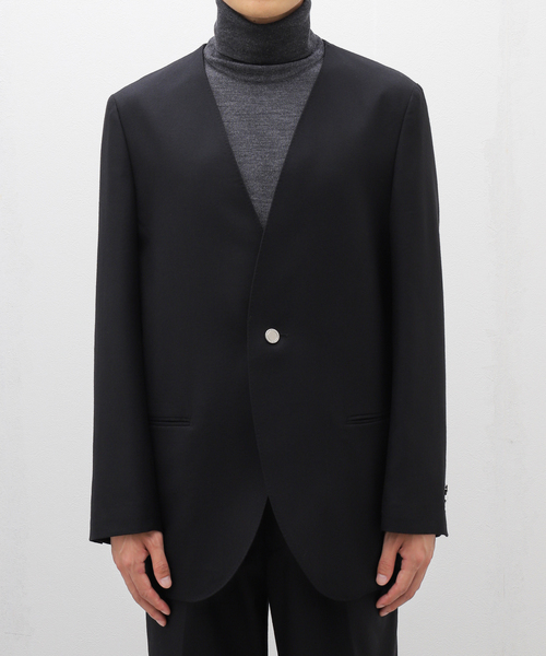 Couture d'adam（クチュールドアダム）の「COUTURE D’ADAM(クチュール ド アダム) Betty JK 24AW-014（ノーカラージャケット・メンズ・ブラック・42/40）」の14枚目の写真