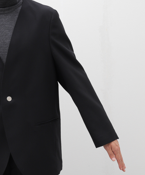 Couture d'adam（クチュールドアダム）の「COUTURE D’ADAM(クチュール ド アダム) Betty JK 24AW-014（ノーカラージャケット・メンズ・ブラック・42/40）」の19枚目の写真