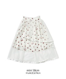 【新品】メルフィーメモリー　スカート　レース　ホワイト　M mini Bottoms – mellfy memory