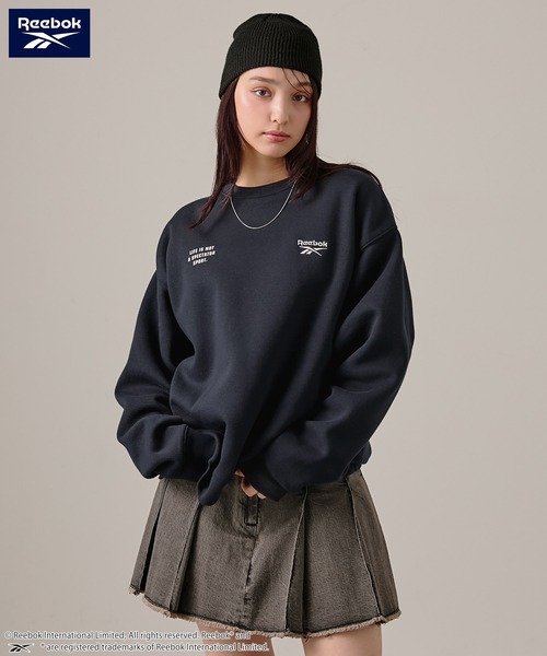 Reebok/リーボック 別注 ダブルロゴ刺繍/プリント ビッグ