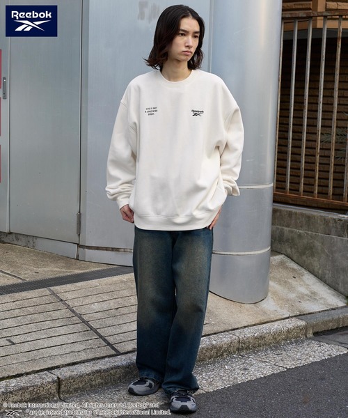 Reebok/リーボック 別注 ダブルロゴ刺繍/プリント ビッグ