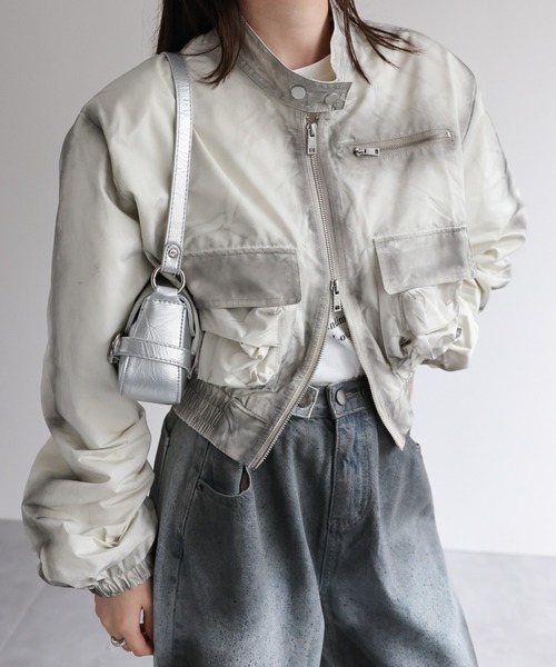 【セール】ショート丈ブルゾン(ブルゾン)|B.R.U(ブル) 【セール】ショート丈ブルゾン(ブルゾン)|B.R.U(ブル)