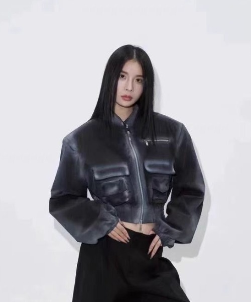 【セール】ショート丈ブルゾン(ブルゾン)|B.R.U(ブル) 【セール】ショート丈ブルゾン(ブルゾン)|B.R.U(ブル)