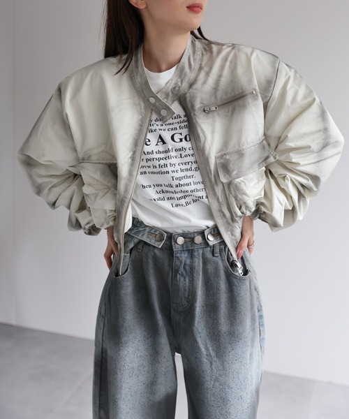 【セール】ショート丈ブルゾン(ブルゾン)|B.R.U(ブル) 【セール】ショート丈ブルゾン(ブルゾン)|B.R.U(ブル)