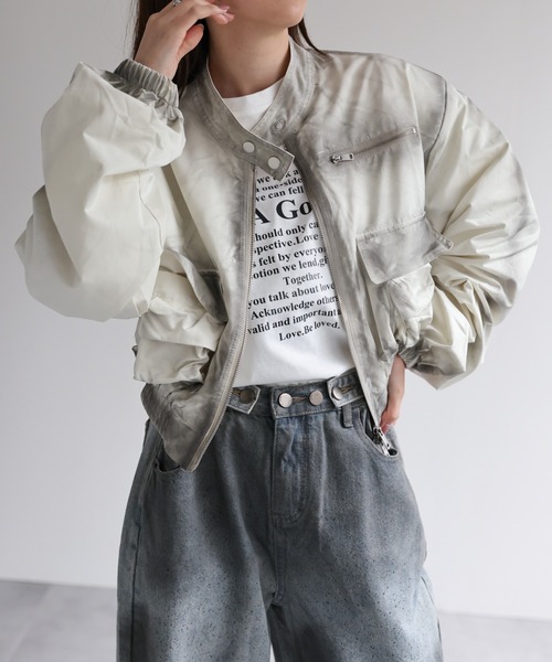 【セール】ショート丈ブルゾン(ブルゾン)|B.R.U(ブル) 【セール】ショート丈ブルゾン(ブルゾン)|B.R.U(ブル)