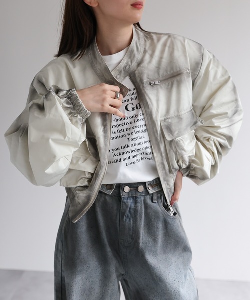 【セール】ショート丈ブルゾン(ブルゾン)|B.R.U(ブル) 【セール】ショート丈ブルゾン(ブルゾン)|B.R.U(ブル)