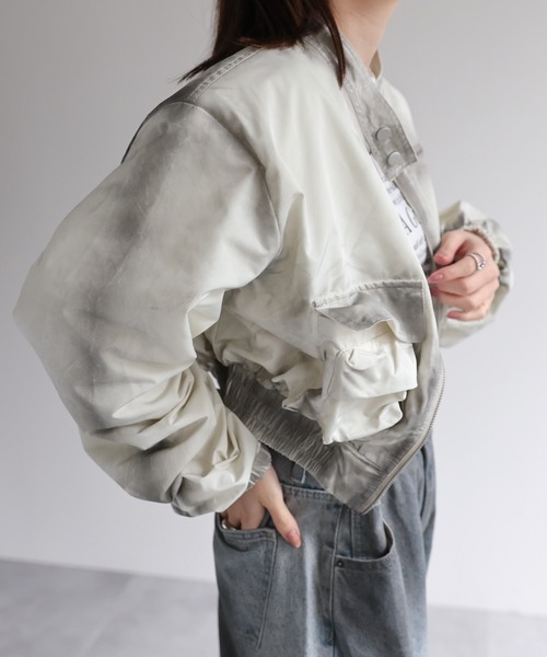 【セール】ショート丈ブルゾン(ブルゾン)|B.R.U(ブル) 【セール】ショート丈ブルゾン(ブルゾン)|B.R.U(ブル)