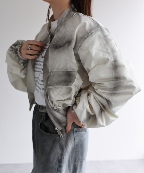 【セール】ショート丈ブルゾン(ブルゾン)|B.R.U(ブル) 【セール】ショート丈ブルゾン(ブルゾン)|B.R.U(ブル)