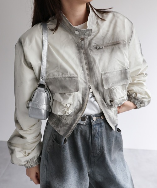 【セール】ショート丈ブルゾン(ブルゾン)|B.R.U(ブル) 【セール】ショート丈ブルゾン(ブルゾン)|B.R.U(ブル)