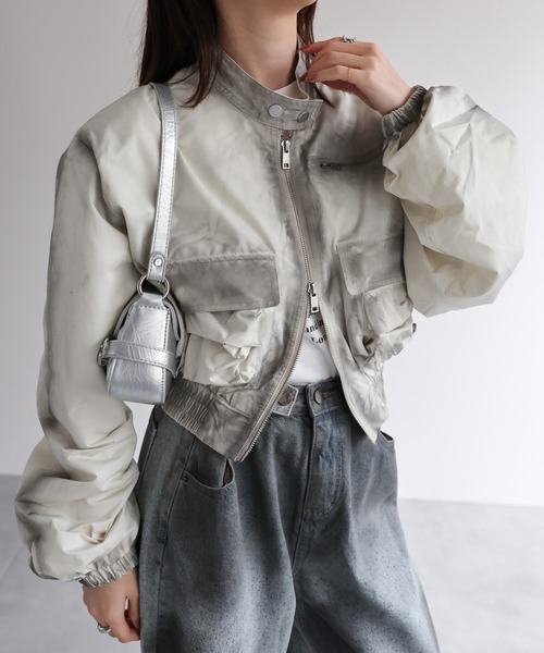 【セール】ショート丈ブルゾン(ブルゾン)|B.R.U(ブル) 【セール】ショート丈ブルゾン(ブルゾン)|B.R.U(ブル)