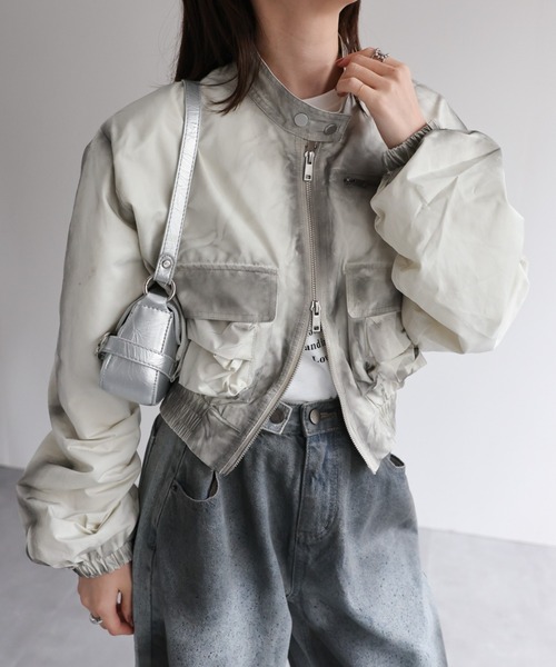 【セール】ショート丈ブルゾン(ブルゾン)|B.R.U(ブル) 【セール】ショート丈ブルゾン(ブルゾン)|B.R.U(ブル)