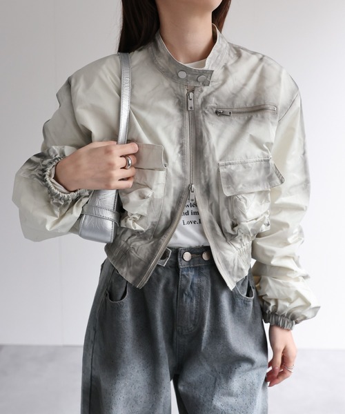 【セール】ショート丈ブルゾン(ブルゾン)|B.R.U(ブル) 【セール】ショート丈ブルゾン(ブルゾン)|B.R.U(ブル)