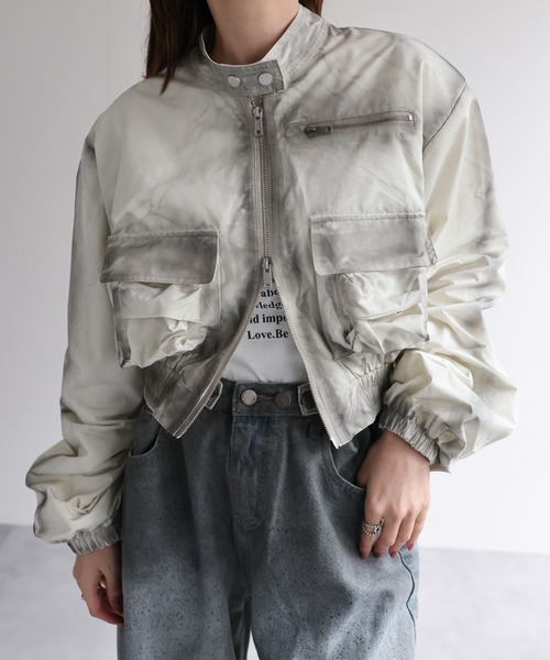 【セール】ショート丈ブルゾン(ブルゾン)|B.R.U(ブル) 【セール】ショート丈ブルゾン(ブルゾン)|B.R.U(ブル)