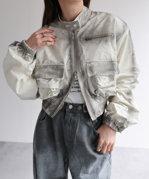 【セール】ショート丈ブルゾン(ブルゾン)|B.R.U(ブル) 【セール】ショート丈ブルゾン(ブルゾン)|B.R.U(ブル)