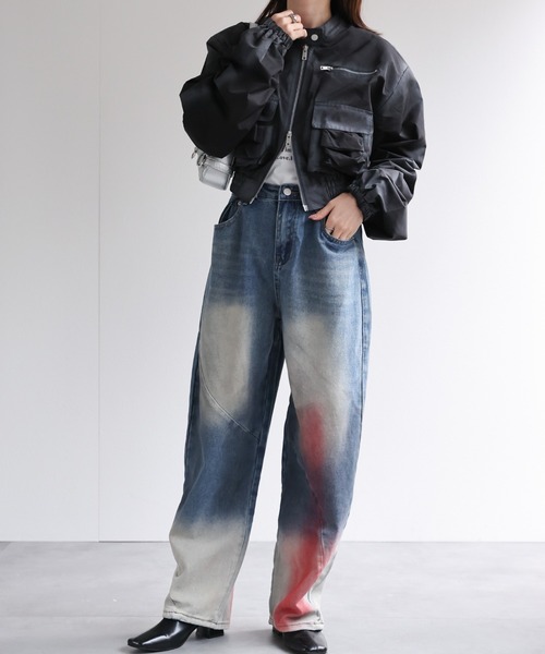 【セール】ショート丈ブルゾン(ブルゾン)|B.R.U(ブル) 【セール】ショート丈ブルゾン(ブルゾン)|B.R.U(ブル)