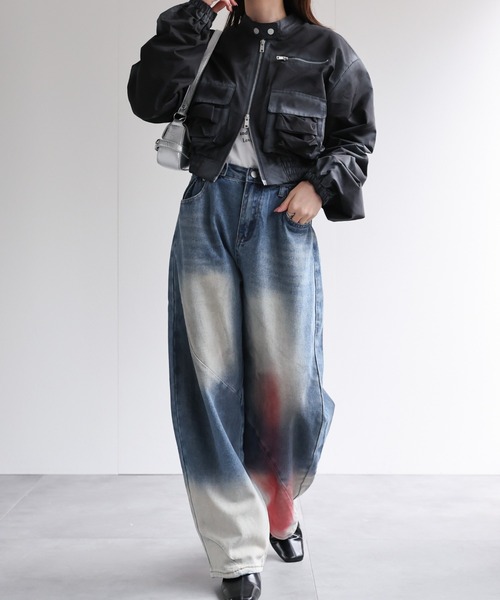 【セール】ショート丈ブルゾン(ブルゾン)|B.R.U(ブル) 【セール】ショート丈ブルゾン(ブルゾン)|B.R.U(ブル)