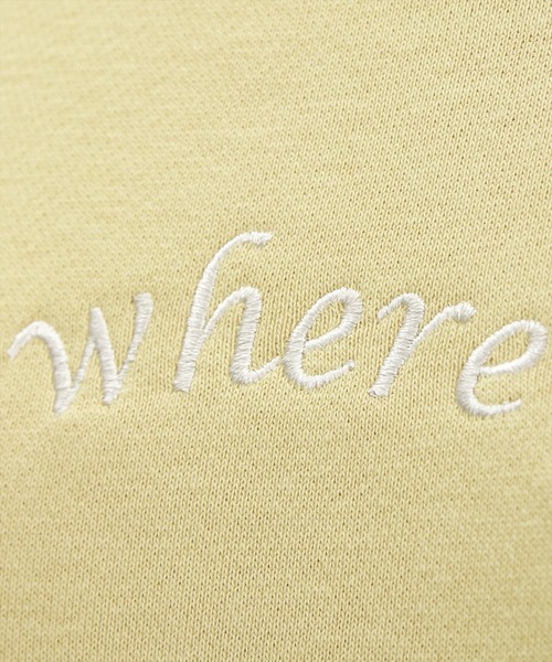 clear（クリア）の「サークル刺繍ロング丈スウェットトップス [ゆったりシルエット シンプル]≪2024AW新作≫（スウェット・レディース・アイボリー/イエロー系その他/ベージュ/ネイビー・F）」の19枚目の写真