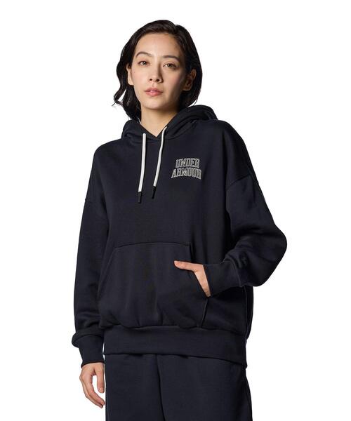 【セール】UAライバルフリース カレッジ フーディー（トレーニング/レディース）（スウェット）｜UNDER ARMOUR（アンダーアーマー）