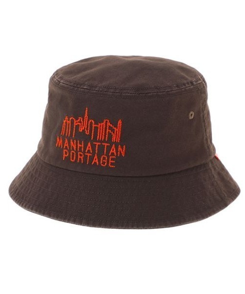 Manhattan Portage（マンハッタンポーテージ）の「Manhattan Portage/マンハッタンポーテージ ハット HAND LIKE STITCH TWILLHAT MP281（ハット・メンズ・ブラック/ブラウン・FREE）」の5枚目の写真