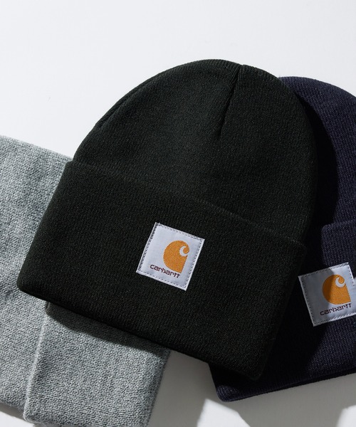Carhartt（カーハート）の「【Carhartt】ビーニー A18（ニットキャップ/ビーニー・メンズ・ネイビー/ブラック/グレー・FREE）」の2枚目の写真