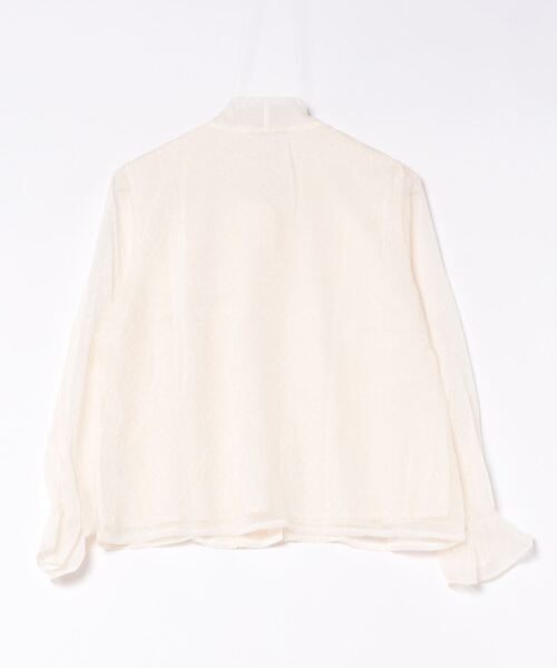 BANICO（バニコ）の「【Banico】ボウタイ フリル ブラウス (SS)（シャツ/ブラウス・レディース・ベージュ/ホワイト・SMALL/MEDIUM/LARGE）」の3枚目の写真