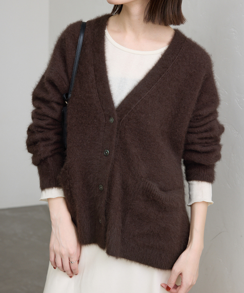 フォックスウールカシミヤ カーディガン（カーディガン/ボレロ  