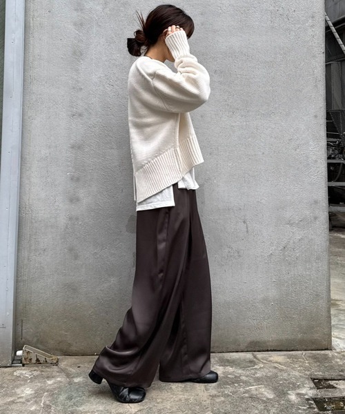 keinaritaバックスリットボアニット keinaritaバックスリットボアニット